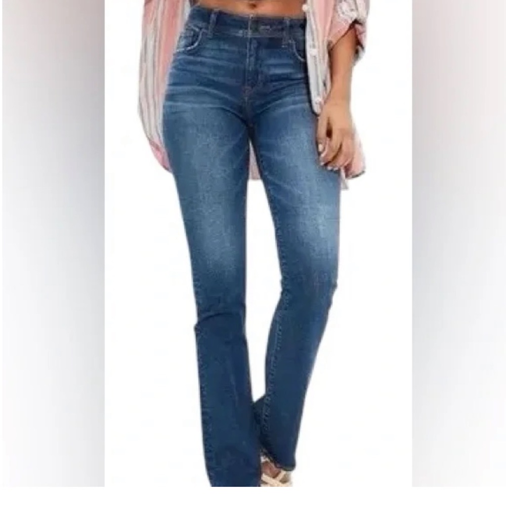 Oat New York High Rise Slim Boot cut Denim Jeans